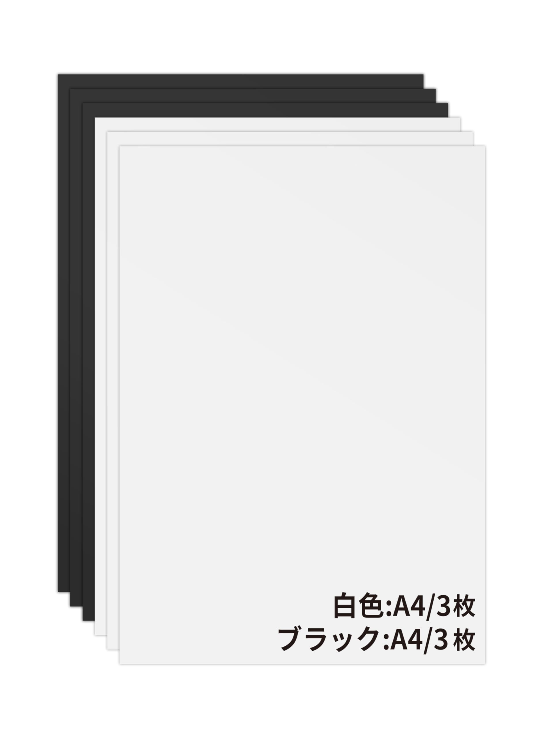Amazon.co.jp: TransOurDream アイロンプリントシート A4 6枚 (黒3＋白
